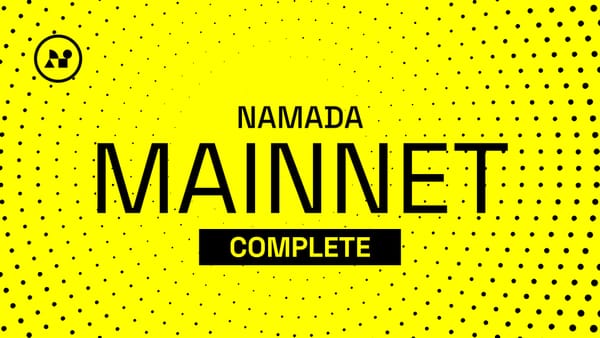 Namada Mainnet Launch is Complete!